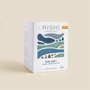 Thé Noir Bio Earl Grey - 15 sachets | RISHI