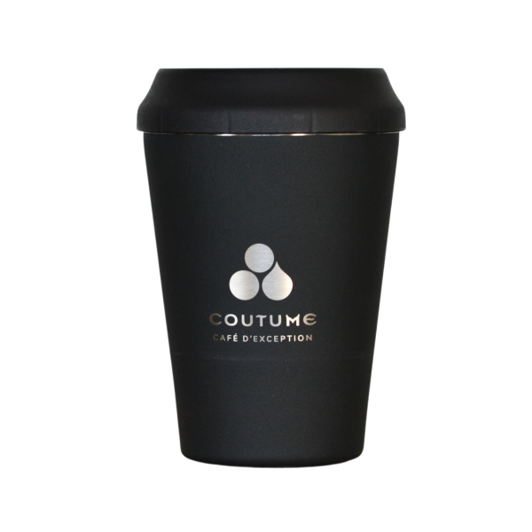 Toplcup |Tasse à café réutilisable Noir mat 236 ml