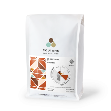 Café en grains ou moulu Colombie | La Cristalina 1kg Café en grains ou moulu Colombie | La Cristalina 1kg