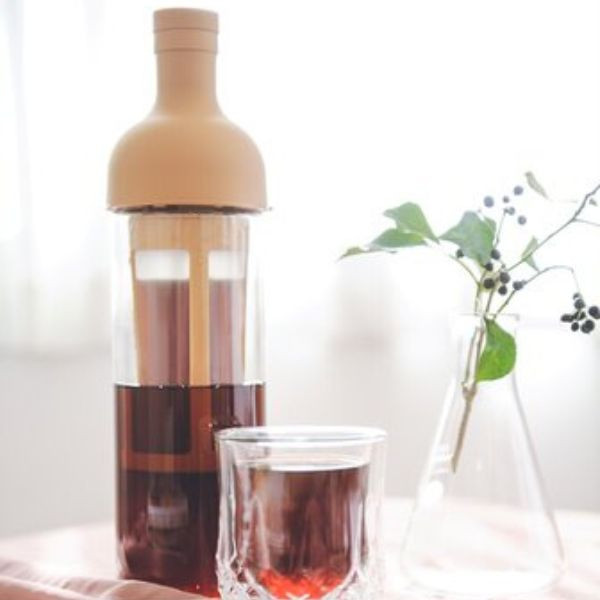 Bouteille filtrante en verre pour café glacé 650 ml | Hario