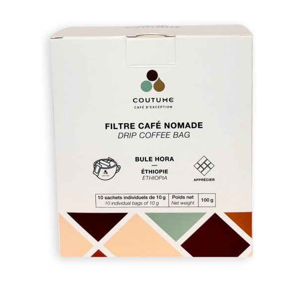 Coffret de 10 filtres café nomade