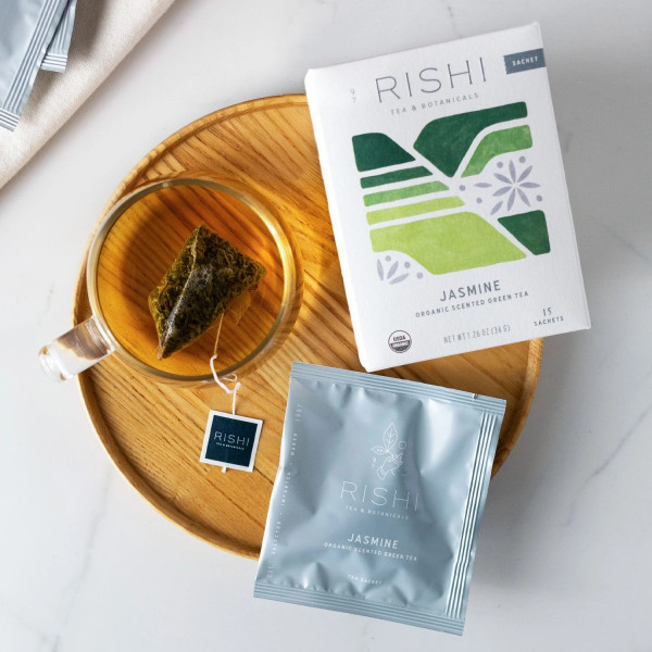 Thé Vert Bio Jasmin - 15 sachets | RISHI