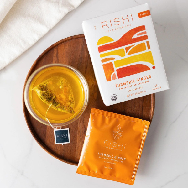 Infusion Gingembre Curcuma Ayurveda - 15 Sachets | RISHI
