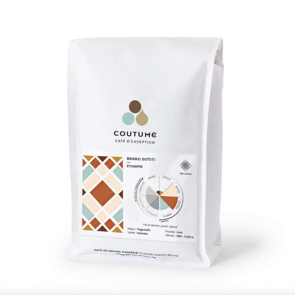 Café en grains ou moulu Ethiopie | Banko Gotiti 1kg